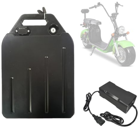 SSCYHT 60 Volt Lithium Battery 72V 20Ah 15Ah Replacement Battery 60V Motorcycle Batteries 48V Ebike Batteries with Charger for 250W - 1500W Motors,48V20Ah