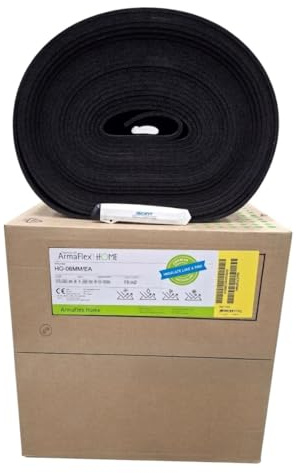 Armaflex Home 6 / 10 / 19 / 25 / 32 mm selbstklebend (Volle Kartons & Zuschnitte) + Original ISOFIT Cuttermesser (6 mm, 5 m2)