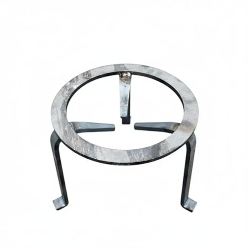 Jiuvaso Outdoor Rack Resistente Struttura d'Acciaio Supporto Multiuso per Pentole Tripod Stabile Carico Pesante Adatto Campeggio Attività All’aperto Cucina Esterna, Piccolo