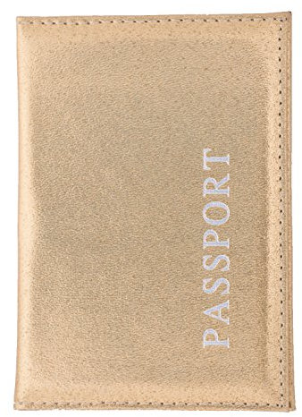 Spirtan Reisepass Reisetaschen für die Familie (Shiny Gold)