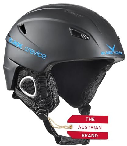 Black Crevice Skihelm Kitzbühel,schwarz/blau, M
