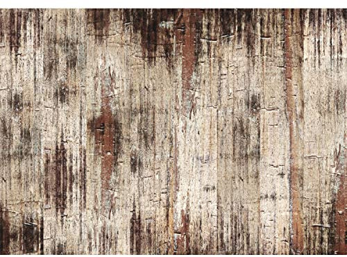 Runa Art Fototapete Holzoptik Modern Vlies Wohnzimmer Schlafzimmer - Made in Germany - Braun 9470010a