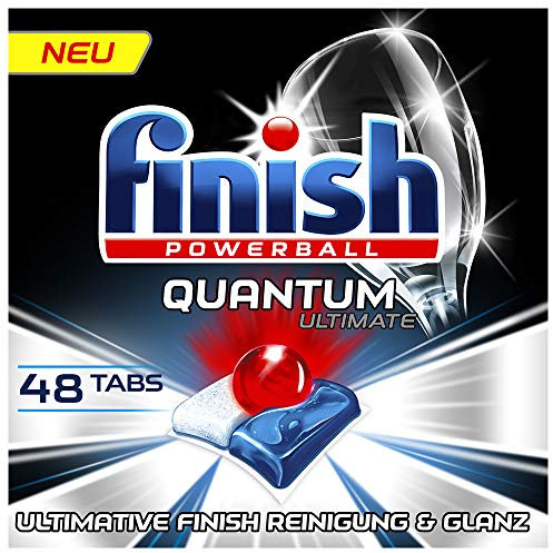 Finish Quantum Ultimate XXL Pack Pastiglie Lavastoviglie, 48 Pezzi, Detergente per Lavastoviglie, Compressa, Senza Profumo