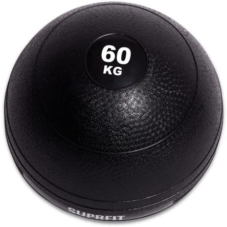 SUPRFIT - Medizinball 60kg - Speziell gummierter Slamball mit griffiger & Rutschfester PVC Oberfläche - Power Ball für Übungen im Schnellkraft- & Kraftausdauertraining ohne zurückprallen vom Boden
