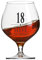 Engraved Personalised Birthday Brandy Glass 18th, 21st, 30th, 40th, 50th, 60th, 70th, 80th
