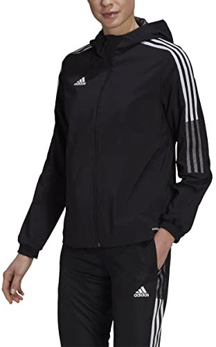 adidas womens Tiro 21 Windbreaker Black Small