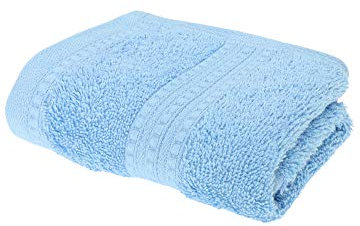 Julie Julsen® Bio Gästetücher in 32 Farben erhältlich weich und saugstark Himmelblau 30x50 cm