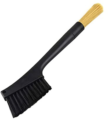 MOVKZACV Coffee Grinder Cleaning Brush with Two Head Coffee Grinder Brush Dusting Espresso Grinder Cleaning Brush Accessories Detachable for Coffee Shop Barista Home Kitchen