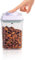 iChewie - BopTop (1 Pièce) Récipient hermétique pour Le Stockage des Aliments - Boîte à Joint mécanique en Silicone - empilable sans BPA - 900ml
