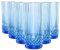 Bormioli Rocco 093923 Set 6 Bicchieri America'20 Cooler, Vetro Temperato Blu, 48 cl, 480 milliliters, Sapphire Blue