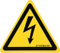 KS Tools 117.0179 Warnschild-Hybrid-Blitz | für Arbeiten an Hybrid- und Elektrofahrzeugen | Kunststoff | 200 mm