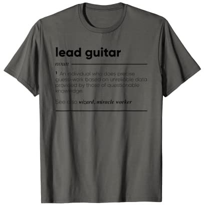 Lead-Gitarre, lustig T-Shirt
