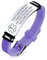 VNOX Bracelet d'urgence Medical Girls Bracelet de montre personnalisé Bracelets d'identification en silicone personnalisés avec gravure Bracelet médical réglable en acier inoxydable pour femme