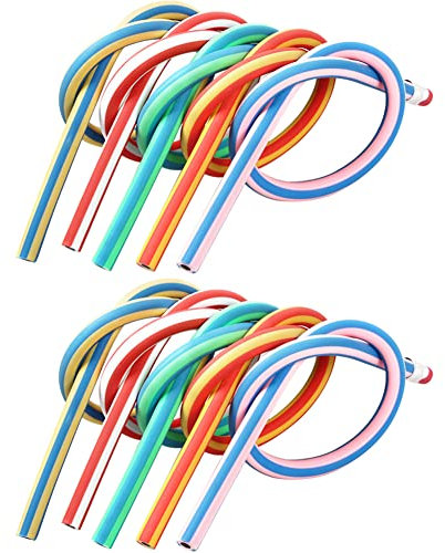 Biegebleistifte Kinder, Biegebleistift, Biegsame Bleistifte, Biegebleistifte, 10 Stück Bendable Pencil, Biegsamer Bleistift, Biegbare Bleistifte, Biegestifte, Biegebleistift Set, für Halloween