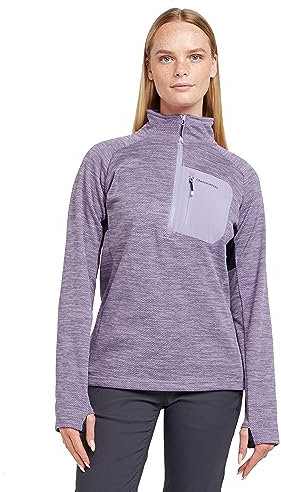 Craghoppers Damen Trina Fleece mit halbem Reißverschluss, Flieder, 34