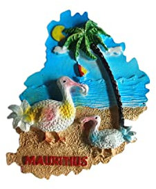 Mauritius 3D Dodo Kühlschrankmagnet Souvenir Geschenk, Kunstharz, handgefertigt, Mauritius, Kühlschrankmagnet, Heim- und Küchendekoration, Kollektion