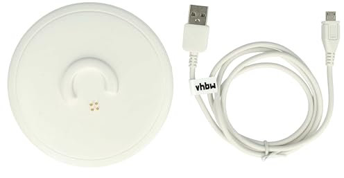 vhbw stazione di ricarica compatibile con Bose SoundLink Revolve, Revolve+ altoparlanti - Incl. cavo micro USB, bianco