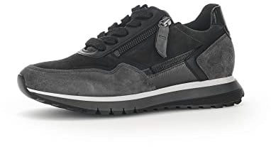 Gabor Damen Low-Top Sneaker, Frauen Halbschuhe,Komfortable Mehrweite (H)