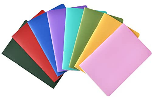 Notebook A5 - A5 Notebook with Premium Paper, Pack of 8, Classic Writing A5 Notebook Journal, 5.4 X 8.3, Colorful