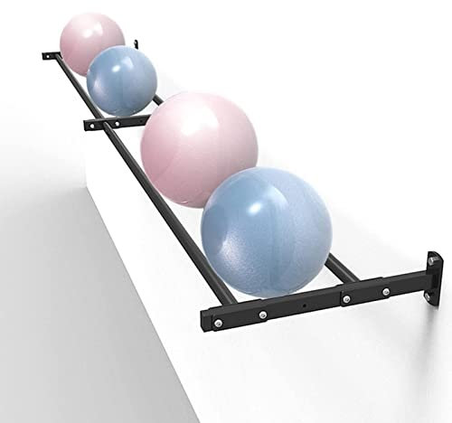 LUCEAE Wallmontierte Yoga -Ballhalter -Stand, Yoga -Ball Für Bewegung/Yoga/Stabilitätsbälle, Home/Fitness -Yoga -Bälle Organizer