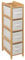 5five - scaffale sottile con 4 cestini tidy box in bambù