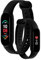 Abyx FIT Lime 2 - Montre Connectée Sportive - Podomètre, Fréquence Cardiaque, Pression Artérielle, Étanche, Bluetooth 4.0, Compatible Android/iOS, Noir