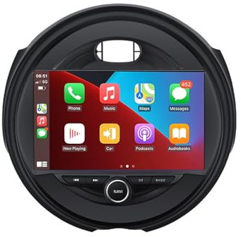 Android 12 Bluetooth Radio EstéReo Coche Navegación GPS para B-MW Mini Cooper 2015-2019 9 Pulgadas Coche Reproductor Multimediacoche SWC/RDS