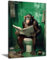 SHDOWARTH Poster mit Affen-Motiv, lustiges Badezimmer-Wandkunst, Heimdekoration, Bild für Badezimmer, WC, Leinwand, Gemälde, Druck, Poster, Geschenk, 40,6 x 61 cm, ungerahmt