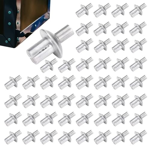 Aluminum Blind Rivet, Hammer Drive Rivets, Hammer Drive Nail In, Half Round Head Core Rivets, Dome Head Pop Rivet Knock Type Expansion Rivets, For Home, Electronic, Precision