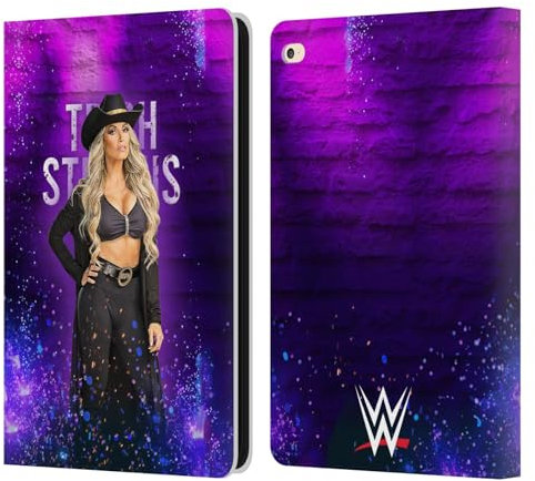 Head Case Designs Licenza Ufficiale WWE Ritratto Trish Stratus Custodia Cover in Pelle a Portafoglio Compatibile con Apple iPad Air 2 (2014)