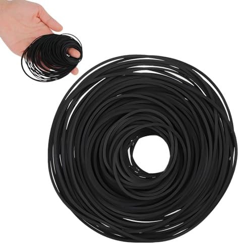 100 Stück Vierkantriemen für Kassettenmaschine, Recorder Gummiriemen 40-135 mm Universal Square Cassette Machine Belt Kassettenrecorder Reparatur für Recorder Walkman Repeater, 1 mm Breite