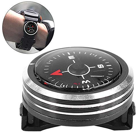 Kompass Mini-Uhrenarmband-Kompass Handgelenk-Orientierungslauf-Kompass Mikro-Leichtgewicht für Uhrenarmband Zum Überleben Im Freien, Camping