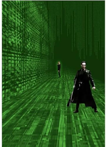 HfmQuisutron Jigsaw Puzzle 1000 Teile Science Fiction Action Film Hacker Mission Poster for Fun Erwachsene Holzpuzzle Spielzeug Cq31Zt