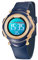 Facasu Kinderuhr Digital für Mädchen Jungen, Wasserdichte,Bunt Light,Outdoor Sport Uhren, Einfaches Ablesen Einstellen der Uhrzeit mit Stoppwatch Alarm für Kinder im Alter von 4–15 Jahren (Dunkelblau)