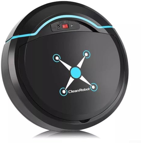 Aspirapolvere robot, aspirapolvere robot intelligente ultra forte, aspirapolvere automatico a spazzola, ricaricabile tramite USB, robot pulitore automatico per peli di animali domestici su pavimento