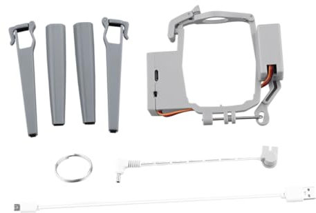 1 Jeu Monture Parabolique Charge Utile Mini Compte-gouttes D'appâts Drone Grey Pc WESIEVYA
