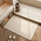 Lukery Tapis de Bain Absorbant Antidérapant, Beige Tapis Salle de Bain Diatomite Lavable Super Absorbant Sèche Rapide Tapis Douche Tapis de Cuisine Tapis Vaisselle (40x60cm,Abstraction)