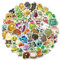 Plants Zombies Stickers Pack of 50 Waterproof Classic Game Stickers for Laptop Skateboard Scrapbook Luggage Car Computer Bicycle Motorcycle, Vinyl Graffiti Stickers for Teenagers Children