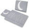 Wickelunterlage Wickelauflage auf Reise 77x44 cm Abwaschbare Wickelauflagen für Babys Kleine faltbare und wasserfeste Auflage zum Wickeln ideal für Wickeltasche Galaxie