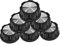 TOPBATHY 6Pcs Oven Knobs Replacement Timer Switch Buttons for Air Fryers Pressure Cookers Gas Cookers Mechanical Knobs for Kitchen Appliances