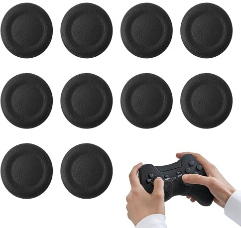 10PCS Thumb Grip Joystick Caps for PS5/PS4 Controller, Silicone Non-slip Controller Grips, Joystick Controller Performance Replacement Compatible with PS5, PS4, Series X/S Switch Pro