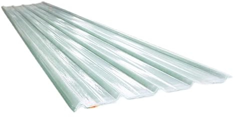 YWMEAC Glasfaserpolycarbonat Dachplatte, Kaltbeständiges Wellblech Für Balkund Carports/Clear/0.9 * 1.5M/2.95 * 4.92Ft