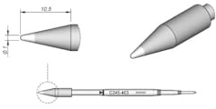 JBC Lötspitze Serie C245, Rundform, C245403/Ø 1,0 mm, gerade, High Thermal C245403 (Lötkartusche Lötpatrone Loetspitze Loetkartusche Loetpatrone 2245 2045 bleifrei)