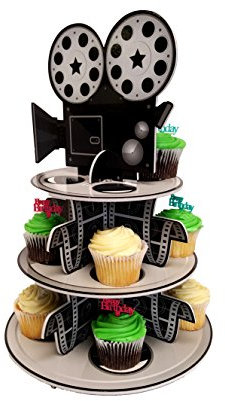 Cupcake Stand for Children's Parties, 3 Tier Movie Night Theme!