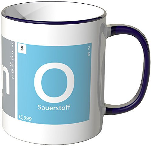 JUNIWORDS Tasse - Wähle eine Farbe - Periodensystem Porno - Lila
