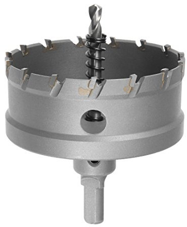 sourcing map Hartmetall Lochschneider, Lochsägen für 5mm Edelstahlblech Metall 80mm
