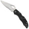 Spyderco Byrd Harrier 19,4 cm leichtes Messer mit 8,5 cm 8Cr13MoV Stahlklinge und schwarzem rutschfestem FRN-Griff – CombinationEdge – BY01PSBK2