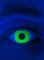 Maskworld - UV aktive Kontaktlinsen/Jahreslinsen - Grün - Motivlinsen ohne Sehstärke - Unisex - Erwachsene - ideal für Halloween, Karneval, Motto- und Horror-Party