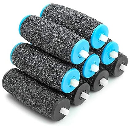9Pcs Pedi Replacement Rollers Heads Refills, 5 Extra Coarse and 4 Regular Coarse for Hard Skin Remover