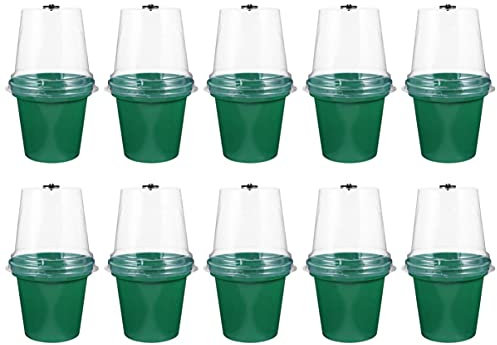 NICETOW 10 Unidades de Plástico Plantas de Viveiro Vasos de Sementes Vasos de Sementes Vaso de Flores Recipiente para Varanda de Jardim Interior